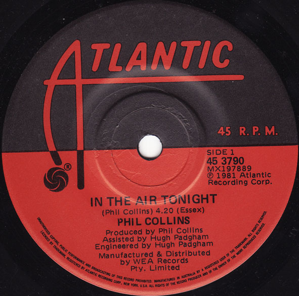 Phil Collins > In The Air Tonight
