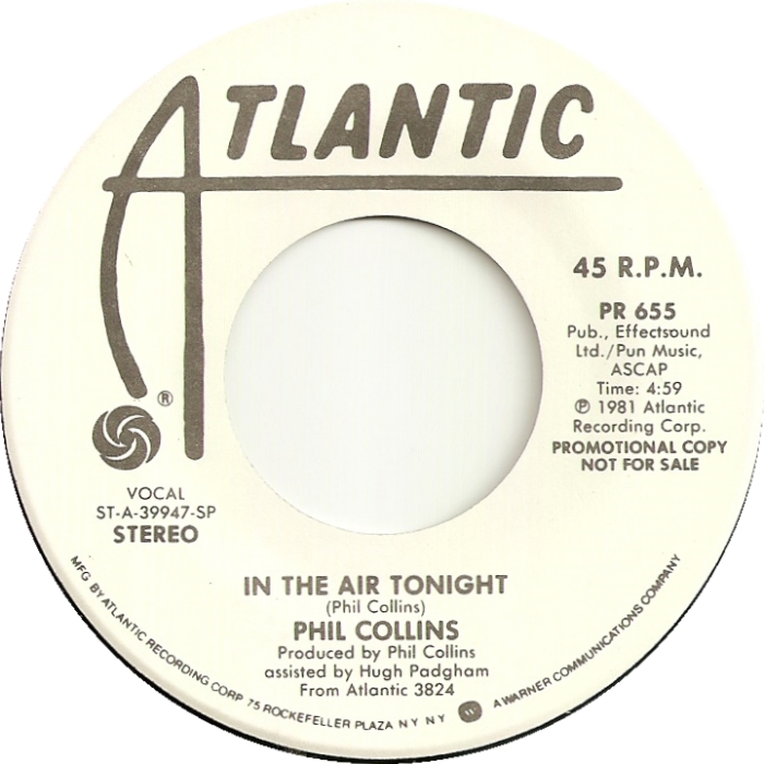 Phil Collins > In The Air Tonight