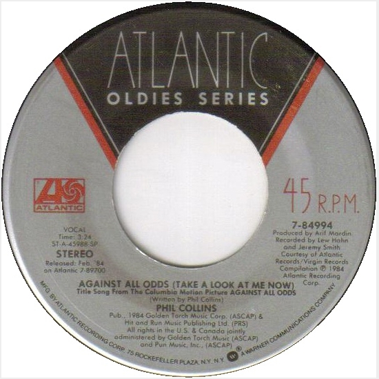 Phil Collins > Against All Odds
