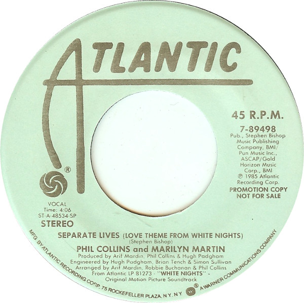 Phil Collins > Separate Lives