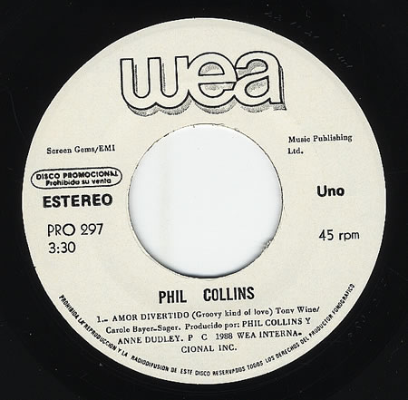 Phil Collins > A Groovy Kind Of Love