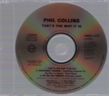 Phil Collins > That's Just The Way It Is