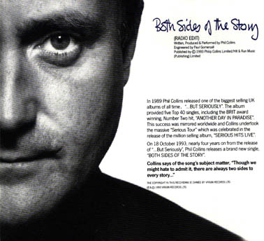 Phil Collins > Both Sides Of The Story